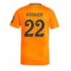 Real Madrid Antonio Rudiger #22 Bortatröja 2024-25 Korta ärmar